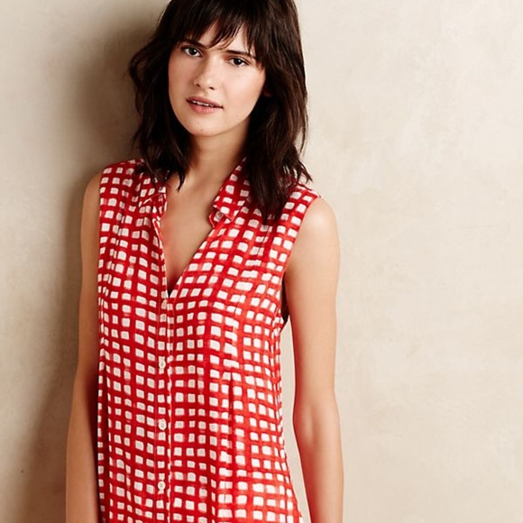 Anthropologie Tops - Anthropologie 11 1 Tylho Percy Tunic Top - Red